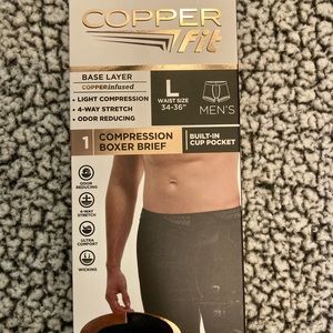 Copper Fit compression boxer brief - large